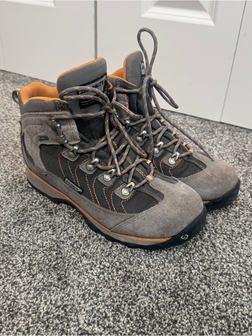 Dolomite Cinquantaquattro Hike Evo GTX Hiking Boots Womens 7 Gore Tex Gray